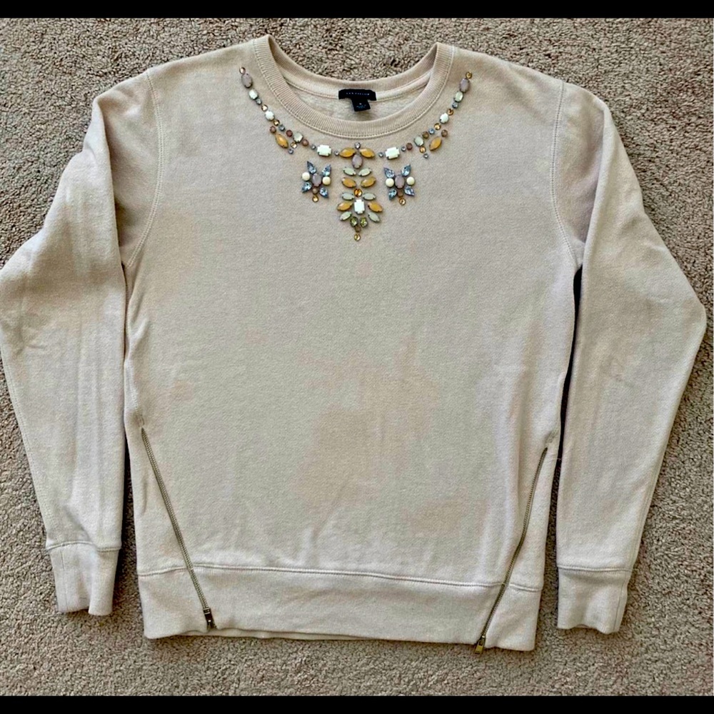 ✨ LOFT jeweled sweater